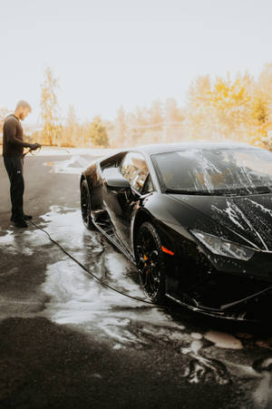 Rinsing Lamborghini Galaxy Wallpaper