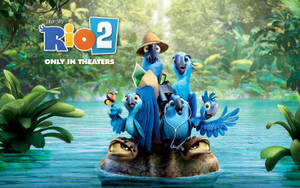 Rio 2 Characters On Gator Wallpaper