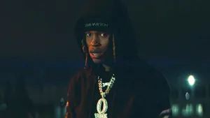 Rip King Von Black Shirt Bling Wallpaper