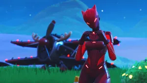 Rise Above The Fight With The Lynx Fortnite Skin Wallpaper