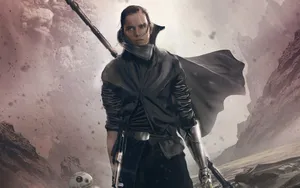 Rise Of Skywalker Fearless Rey Wallpaper