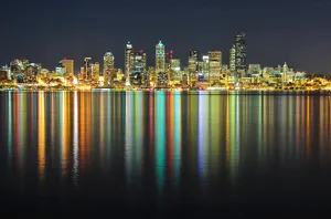 River City Seattle Skyline Wallpaper