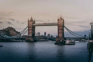 River Under Tower Bridge In London Wallpaper