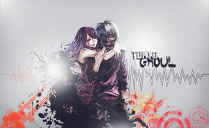 Rize And Kaneki Share A Heartfelt Moment. Wallpaper