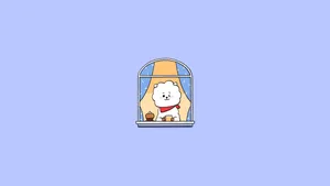 Rj Bt21 At The Window Wallpaper