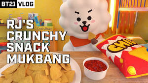 Rj Bt21 Snack Mukbang Wallpaper