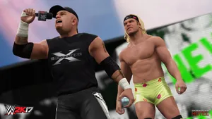 Road Dogg In Action In Wwe 2k17 Game. Wallpaper