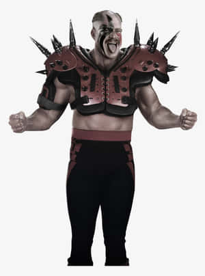 Road Warrior Hawk Wrestling Pose Wallpaper