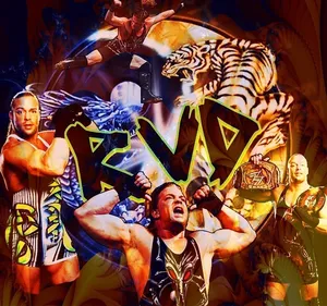 Rob Van Dam Digital Graphic Art Wallpaper