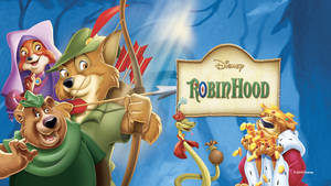 Robin Hood 1973 Cartoon Poster Wallpaper