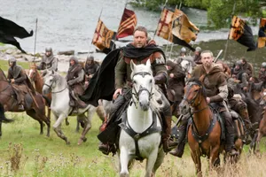 Robin Hood And Army On Horseback Wallpaper