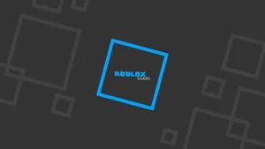 Roblox Blue And Black Square Wallpaper