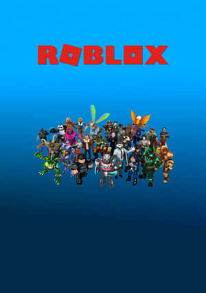 Roblox Iphone Blue Characters Iconic Wallpaper
