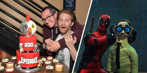 Robot Chicken Voice Actors And Deadpool Wallpaper