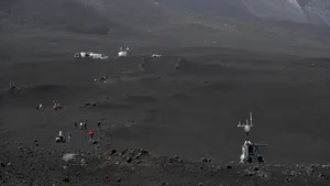 Robotics Mount Etna Lunar Wallpaper