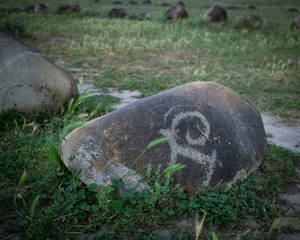 Rock Carvings Kyrgyzstan Wallpaper