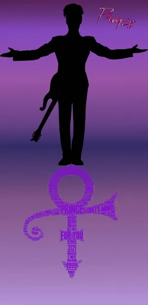 Rock Icon Prince's Iconic Symbol Wallpaper