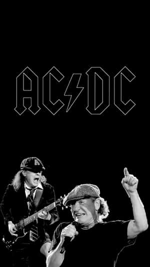 Rock Legends Ac/dc Live In Concert Wallpaper