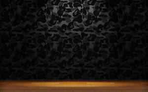 Rock The Stage In Bape Black Camo Wallpaper