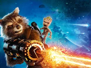 Rocket And Groot Guardians Of The Galaxy Wallpaper