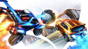 Rocket League Clash In 2k Wallpaper