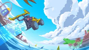 Rocket League Hd Cloudy Wallpaper