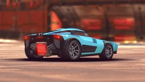 Rocket League Hd Light Blue Car Wallpaper