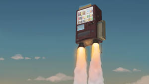 Rocket Vending Machine Wallpaper