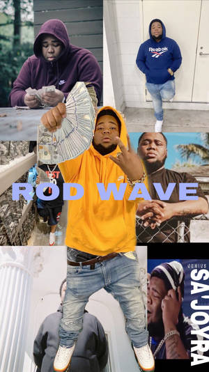 Rod Wave Collage Wallpaper