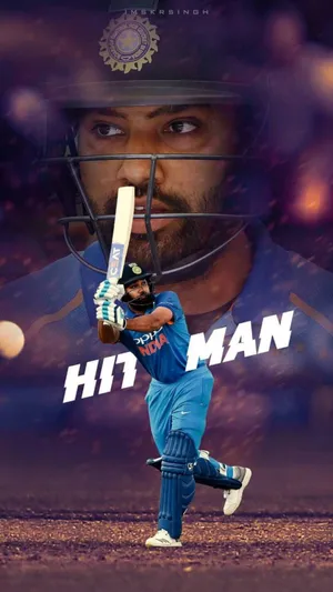 Rohit Sharma, The Hitman Of Indian Cricket Wallpaper