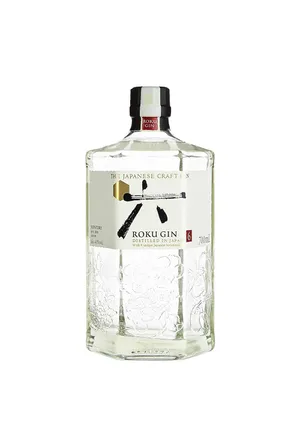 Roku Gin Bottle Japanese Craft Spirits Wallpaper