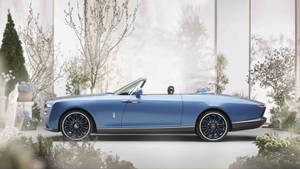 Rolls-royce 4k Dawn Side View Shrubs Wallpaper