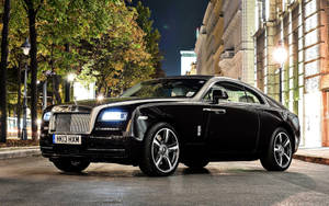 Rolls Royce Wraith Black Wallpaper