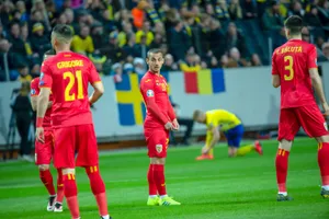 Romanian Football Team Playerson Field Wallpaper