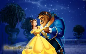 Romantic Beauty And The Beast Wallpaper