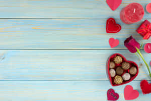 Romantic Rustic Valentine's Day Wallpaper