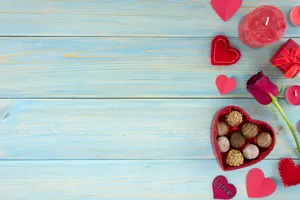 Romantic Rustic Valentine's Day Wallpaper