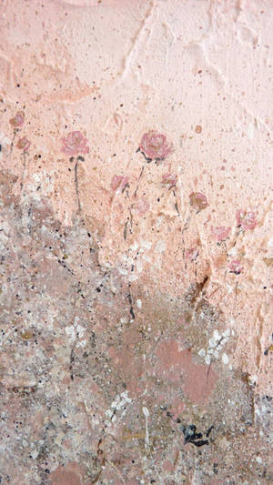 Romantically Soft Rose Gold Artwork Wallpaper