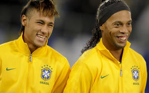 Ronaldinho And Neymar Jr. Wallpaper
