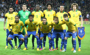 Ronaldinho Brazil Football Team Wallpaper