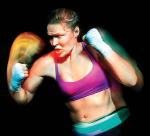 Ronda Rousey Punch Wallpaper