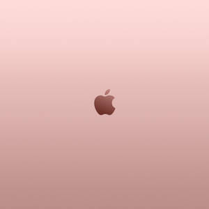 Rose Gold Apple Logo Wallpaper