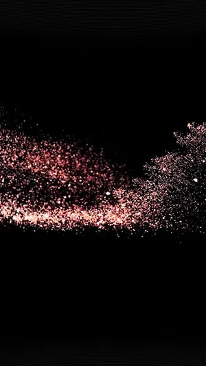 Rose Gold Glitter And Black Wallpaper