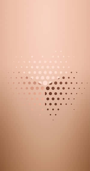 Rose Gold Iphone 5 Glossy Perforation Wallpaper