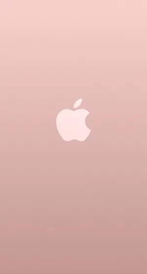Rose Gold Iphone 5 Gradient Apple Logo Wallpaper