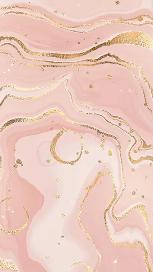 Rose Gold Marble Texture Wallpaper