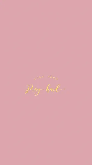 Rose Gold Quotes Pray Wallpaper