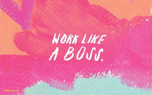Rose Gold Tumblr Work Quote Wallpaper