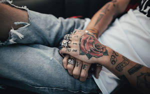 Rose Hand Hd Tattoo Wallpaper