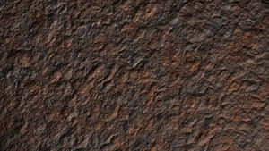 Rough Texture Bronze Stone Wall Wallpaper